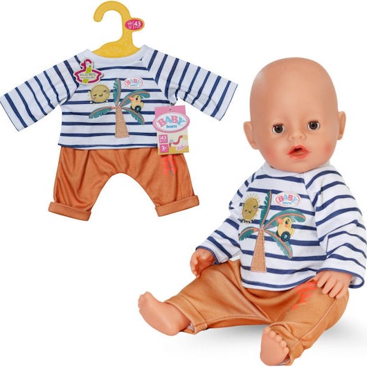 ZAPF Creation Baby Born Ρουχαλάκια Outfit Palmtree 43 εκ.