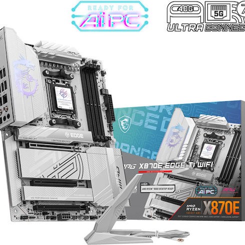 MSI MPG X870E Edge TI WIFI Motherboard ATX με AMD AM5 Socket 7E59-002R