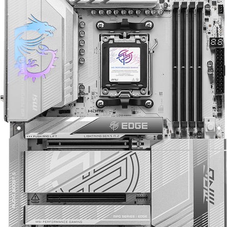 MSI MPG X870E Edge TI WIFI Motherboard ATX με AMD AM5 Socket 7E59-002R
