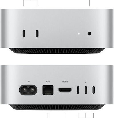 Apple Mac Mini (2024) (M4 10-core/16GB/256GB SSD/MacOS) 10-Core GPU