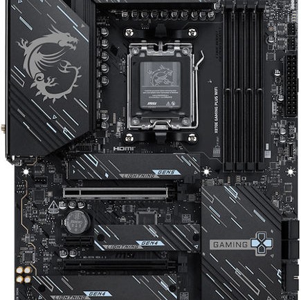 MSI MPG X870E Gaming Plus WIFI Motherboard ATX με AMD AM5 Socket 7E70-001R