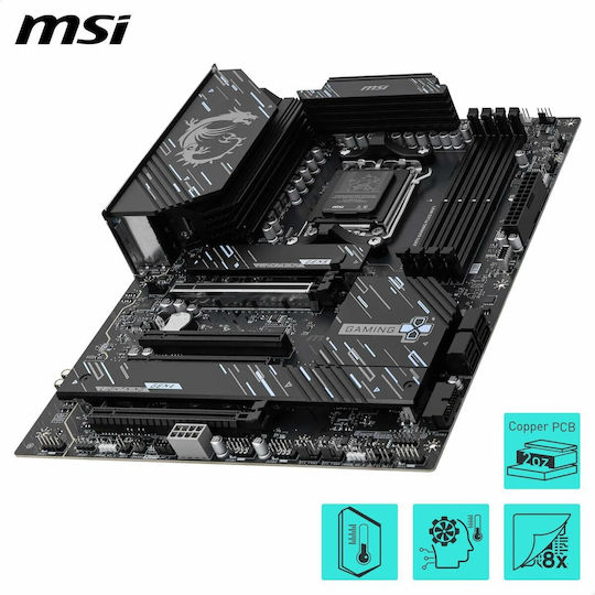 MSI MPG X870E Gaming Plus WIFI Motherboard ATX με AMD AM5 Socket 7E70-001R