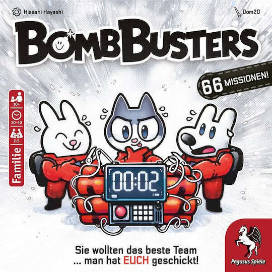 Επιτραπέζιο Παιχνίδι Bomb Busters για 2-5 Παίκτες 10+ Ετών (GER) Pegasus Spiele