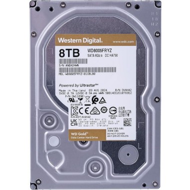 Western Digital Gold 8TB HDD Σκληρός Δίσκος 3.5