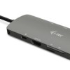i-tec USB-C Docking Station με HDMI 4K PD Ethernet Γκρι (C31NANODOCKLANPD)