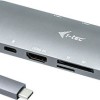i-tec USB-C Docking Station με HDMI 4K PD Ethernet Γκρι (C31NANODOCKLANPD)