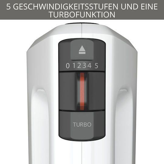 Krups 3 Mix 4000 Μίξερ Χειρός Λευκό