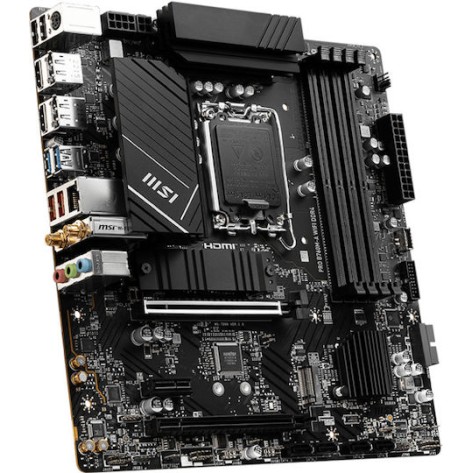 MSI Pro B760M-A WIFI DDR4 Motherboard Micro ATX με Intel 1700 Socket 7D99-001R