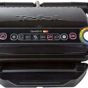 Tefal Optigrill Επιτραπέζια Ηλεκτρική Ψησταριά Σχάρας 2000W με Καπάκι και Ρυθμιζόμενο Θερμοστάστη 30x22.9εκ.