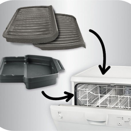 Tefal Optigrill Επιτραπέζια Ηλεκτρική Ψησταριά Σχάρας 2000W με Καπάκι και Ρυθμιζόμενο Θερμοστάστη 30x22.9εκ.