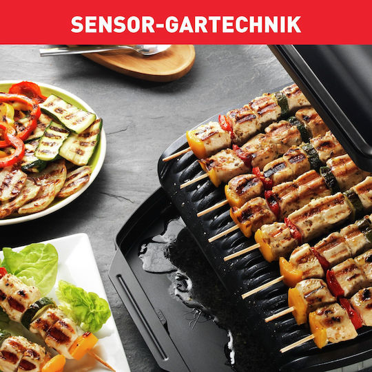 Tefal Optigrill Επιτραπέζια Ηλεκτρική Ψησταριά Σχάρας 2000W με Καπάκι και Ρυθμιζόμενο Θερμοστάστη 30x22.9εκ.