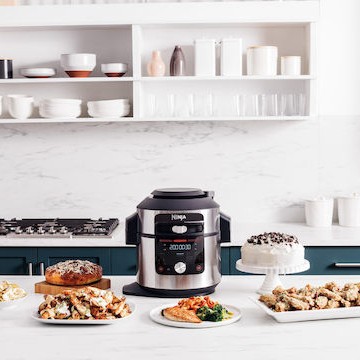 Ninja Foodi Πολυμάγειρας 1760W με Χωρητικότητα 7.5lt Ασημί