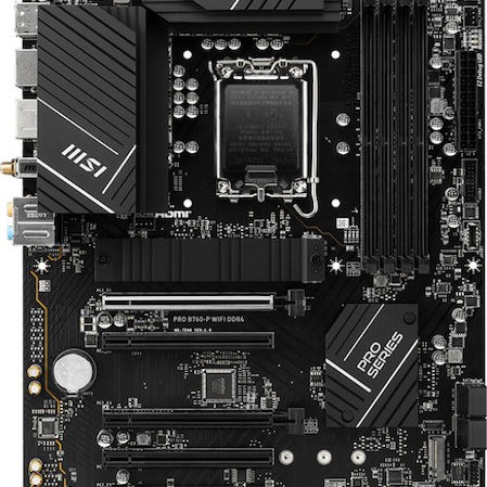 MSI Pro B760-P WIFI DDR4 Motherboard ATX με Intel 1700 Socket 7D98-001R