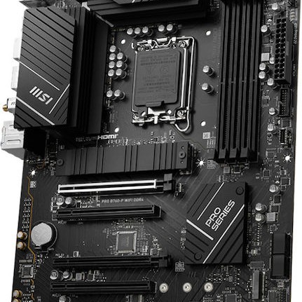 MSI Pro B760-P WIFI DDR4 Motherboard ATX με Intel 1700 Socket 7D98-001R