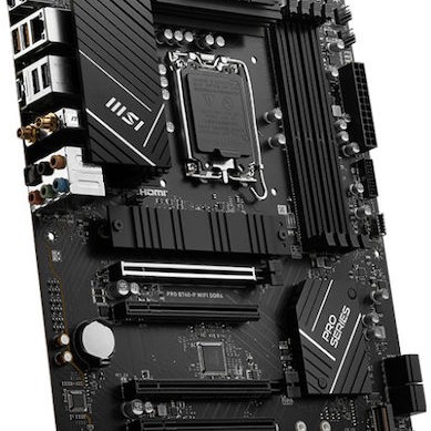 MSI Pro B760-P WIFI DDR4 Motherboard ATX με Intel 1700 Socket 7D98-001R