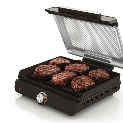 Ninja Επιτραπέζια Ηλεκτρική Ψησταριά Λείας και Αυλακωτής Πλάκας 1450W με Καπάκι και Ρυθμιζόμενο Θερμοστάστη 37x28εκ.