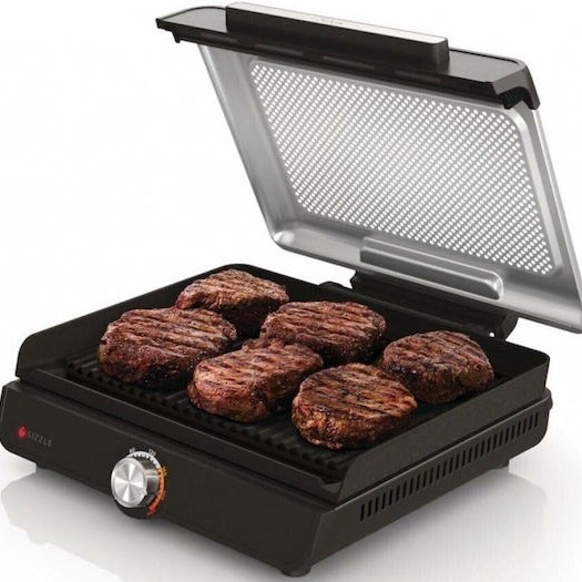 Ninja Επιτραπέζια Ηλεκτρική Ψησταριά Λείας και Αυλακωτής Πλάκας 1450W με Καπάκι και Ρυθμιζόμενο Θερμοστάστη 37x28εκ.