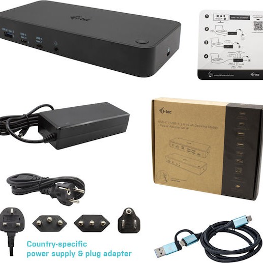 i-tec USB 3 Θύρες Μαύρο