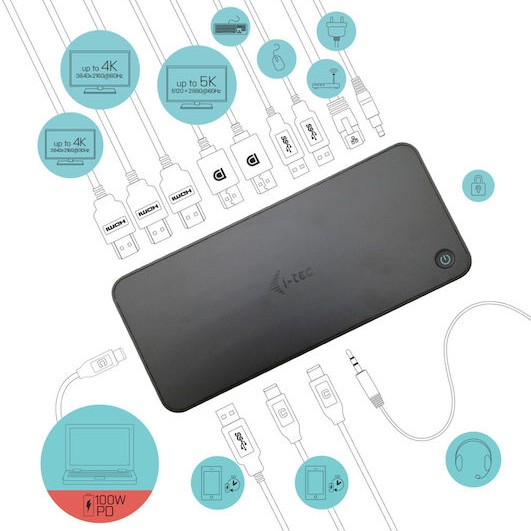 i-tec USB 3 Θύρες Μαύρο