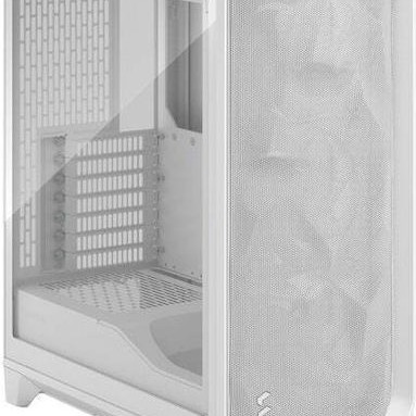 Fractal Design Meshify 3 TG Clear Tint Gaming Midi Tower Κουτί Υπολογιστή με Πλαϊνό Παράθυρο Λευκό