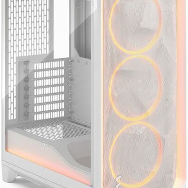 Fractal Design Ambience Pro RGB White TG Clear Tint Gaming Midi Tower Κουτί Υπολογιστή με Πλαϊνό Παράθυρο Λευκό