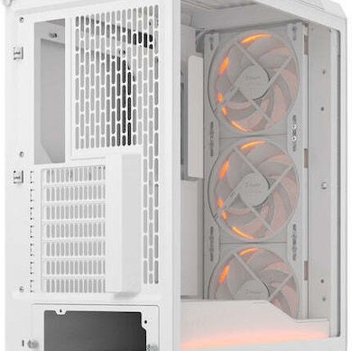 Fractal Design Ambience Pro RGB White TG Clear Tint Gaming Midi Tower Κουτί Υπολογιστή με Πλαϊνό Παράθυρο Λευκό