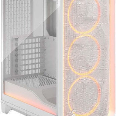 Fractal Design Ambience Pro RGB White TG Clear Tint Gaming Midi Tower Κουτί Υπολογιστή με Πλαϊνό Παράθυρο Λευκό