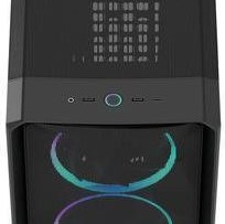 Fractal Design Meshify 3 RGB TG Light Tint Gaming Midi Tower Κουτί Υπολογιστή με Πλαϊνό Παράθυρο Μαύρο