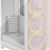 Fractal Design Meshify 3 RGB TG Clear Tint Gaming Midi Tower Κουτί Υπολογιστή με Πλαϊνό Παράθυρο Λευκό