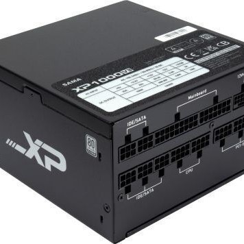 Inter-Tech Sama XPH-1000A 1000W Μαύρο Τροφοδοτικό Υπολογιστή Full Modular 80 Plus Platinum