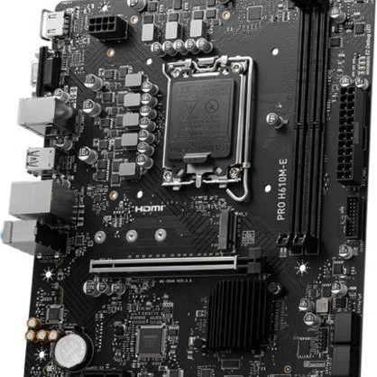 MSI PRO H610M-E Motherboard Micro ATX με Intel 1700 Socket 7D48-019R