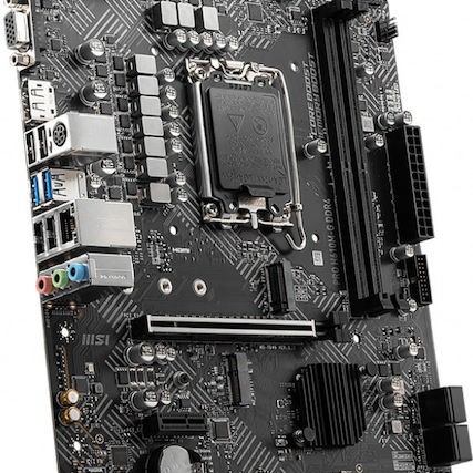 MSI Pro H610M-G DDR4 Motherboard Micro ATX με Intel 1700 Socket 7D46-009R