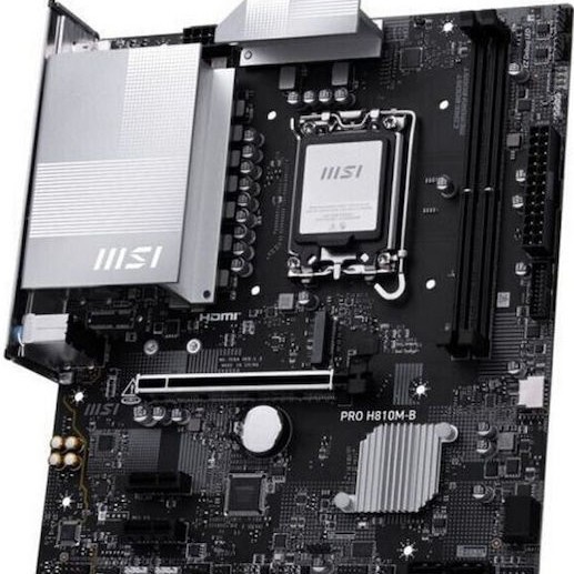 MSI Motherboard ATX με Intel 1851 Socket H810M-B Pro