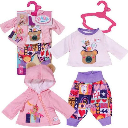 ZAPF Creation Baby Born Ρουχαλάκια Newborn Outfit 43 εκ.
