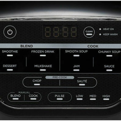 Ninja Foodi Blender & Soup Maker Μπλέντερ για Smoothies με Γυάλινη Κανάτα 1.7lt 1000W Μαύρο