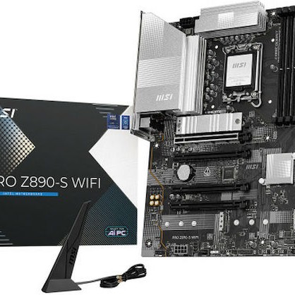 MSI Pro Z890-S WIFI Motherboard ATX με Intel 1851 Socket 7E54-001R