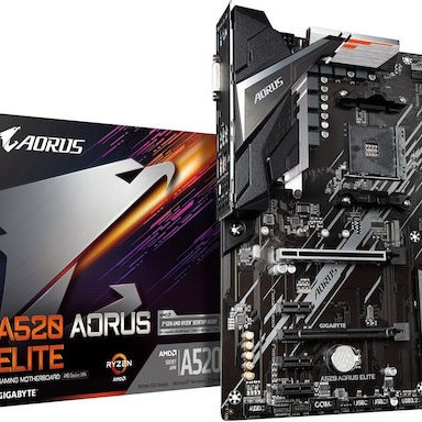 Gigabyte A520 Aorus Elite rev. 1.0 Motherboard ATX με AMD AM4 Socket A520