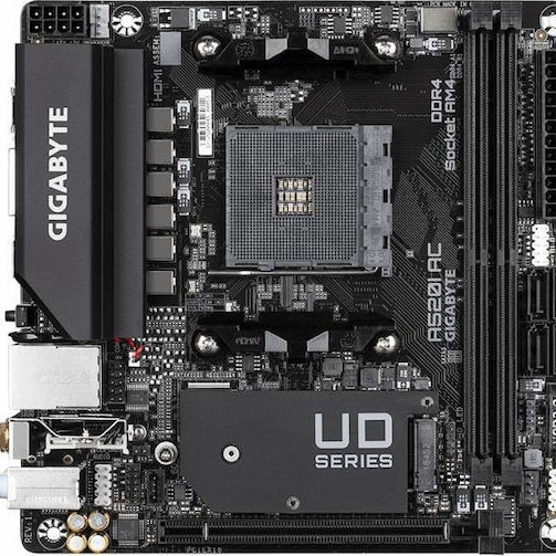 Gigabyte A520I AC rev. 1.0 Wi-Fi Motherboard Mini ITX με AMD AM4 Socket