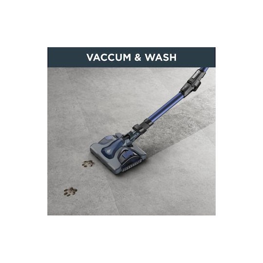 Rowenta X-force Flex 12.60 Aqua Επαναφορτιζόμενη Σκούπα Stick 25.2V Μπλε