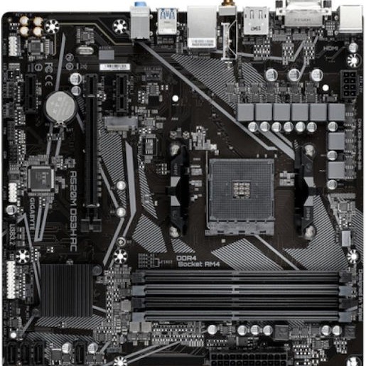 Gigabyte A520M DS3H AC rev. 1.x Wi-Fi Motherboard Micro ATX με AMD AM4 Socket