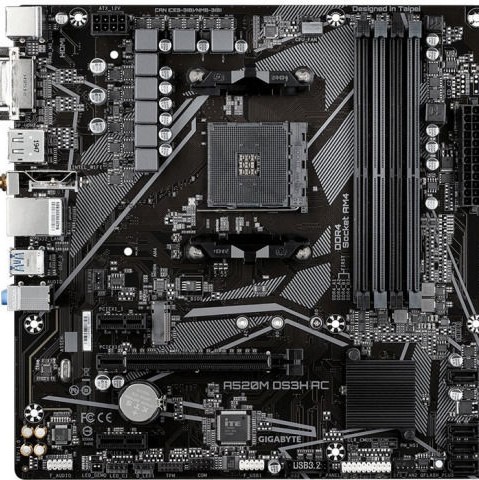 Gigabyte A520M DS3H AC rev. 1.x Wi-Fi Motherboard Micro ATX με AMD AM4 Socket