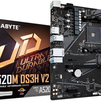 Gigabyte A520M DS3H V2 Motherboard Micro ATX με AMD AM4 Socket