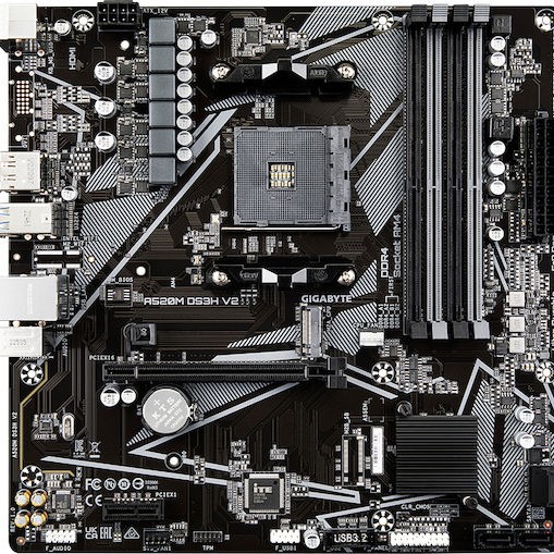 Gigabyte A520M DS3H V2 Motherboard Micro ATX με AMD AM4 Socket