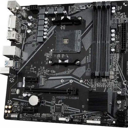 Gigabyte A520M DS3H V2 Motherboard Micro ATX με AMD AM4 Socket