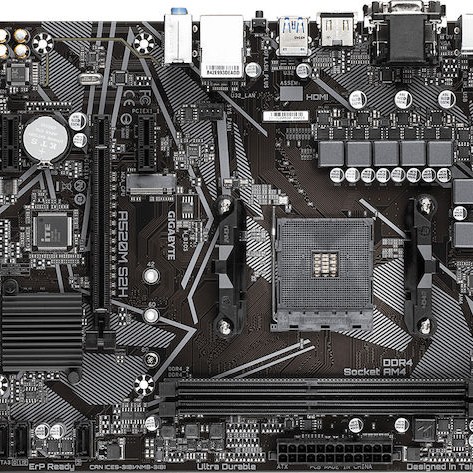 Gigabyte A520M S2H Motherboard Micro ATX με AMD AM4 Socket GA-A520M-S2H