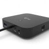 i-tec USB-C Docking Station με HDMI/DisplayPort 4K PD Ethernet και σύνδεση 2 Οθονών Μαύρο (C31HDMIDPDOCKPD100)