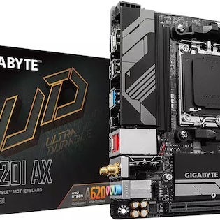 Gigabyte A620I AX rev. 1.0 Wi-Fi Motherboard Mini ITX με AMD AM5 Socket A620I