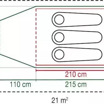 Coleman Darwin 3 Plus Blackout Χειμερινή Σκηνή Camping Igloo Ορειβασίας Πράσινη για 3 Άτομα Αδιάβροχη 4500mm 330x190x130εκ.