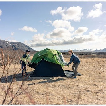 Coleman Darwin 4 Plus Blackout Χειμερινή Σκηνή Camping Igloo Πράσινη για 4 Άτομα 340x270x140εκ.