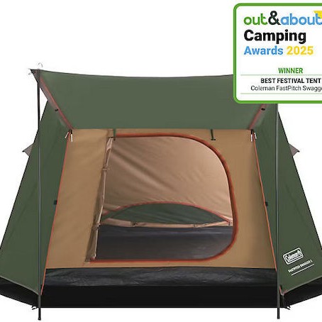 Coleman FastPitch Swagger Σκηνή Camping Χακί 4 Εποχών για 3 Άτομα 280x250x140εκ.